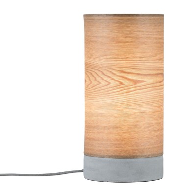 Lampe Neordic Skadi 20W MAX E14 Bois, Gris Paulmann 79664