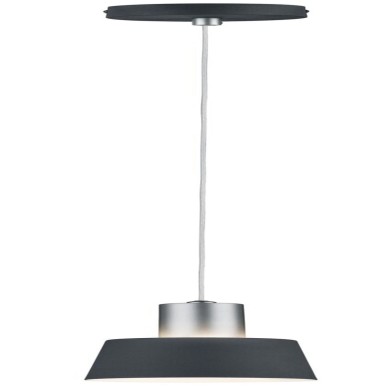 Suspension Neordic Haldar 20W MAX E14 Gris foncé, Chrome mat Paulmann 79691