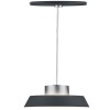 Suspension Neordic Haldar 20W MAX E14 Gris foncé, Chrome mat Paulmann 79691