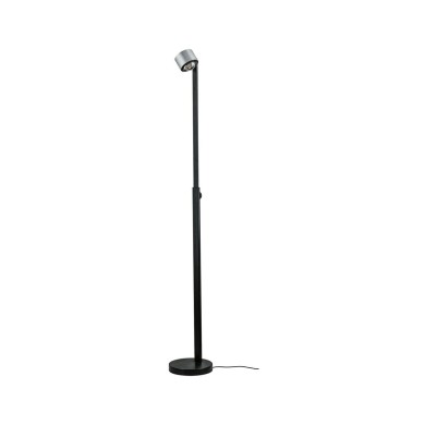Lampadaire Aldan 8,5 & 7W Noir, Alu brossé Paulmann 79717