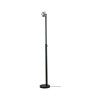 Lampadaire Aldan 8,5 & 7W Noir, Alu brossé Paulmann 79717