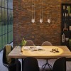Suspension Aldan 3x4,8 & 3x4,4W Noir, Alu brossé Paulmann 79720