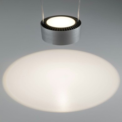 Suspension Aldan 3x4,8 & 3x4,4W Noir, Alu brossé Paulmann 79720