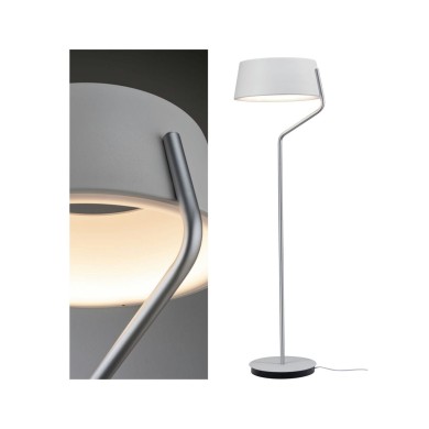 Lampadaire Belaja 22W Blanc, Chrome mat Paulmann 79721