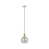 Suspension Neordic Esben 20W MAX E27 Clair, Laiton brossé Paulmann 79725