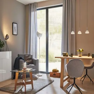 Lampe Kura 20W MAX E27 Acier brossé Paulmann 79730