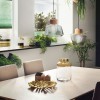 Suspension Neordic Edla 20W MAX E27 Verre fumé, Liège, Noir Paulmann 79740