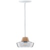 Suspension Neordic Ylvie 20W MAX E27 Bois, Clair Paulmann 79745