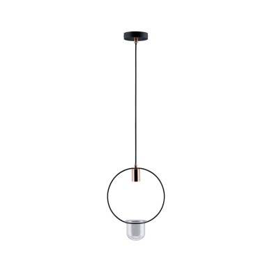 Suspension Neordic Tasja 20W MAX E27 Noir, Cuivre Paulmann 79748