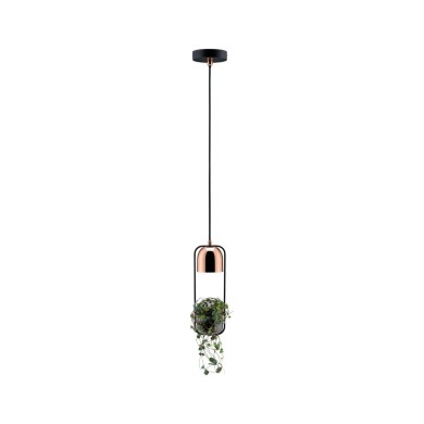 Suspension Neordic Fanja 20W MAX GU10 Noir, Cuivre Paulmann 79749