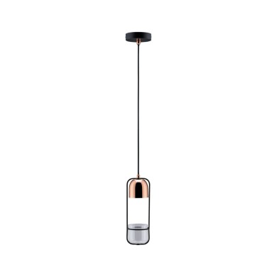Suspension Neordic Fanja 20W MAX GU10 Noir, Cuivre Paulmann 79749