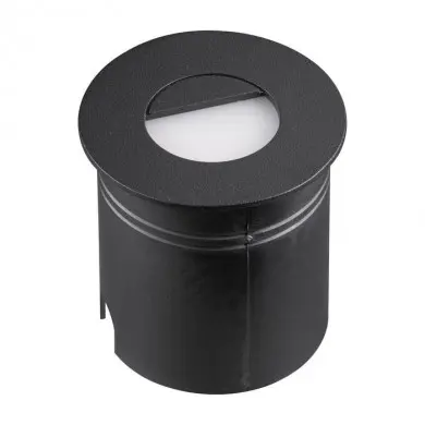 Encastré Mural ASPEN Noir 3W Rond D8,4 MANTRA 7028