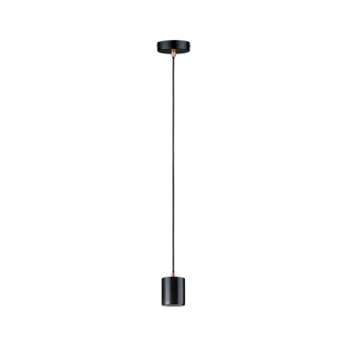 Suspension Neordic Nordin 60W MAX E27 Noir, Marbre, Cuivre Dépoli Paulmann 79751