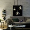Suspension Neordic Nordin 60W MAX E27 Noir, Marbre, Cuivre Dépoli Paulmann 79751
