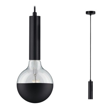 Suspension Neordic Kine 60W MAX E27 Noir Paulmann 79757
