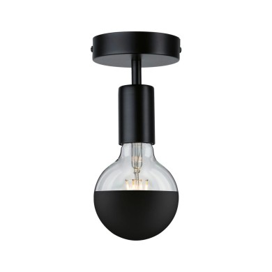 Plafonnier Neordic Malja 20W MAX E27 Noir Paulmann 79760