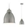 Suspension Neordic Hilla 40W MAX E27 Acier brossé Paulmann 79765