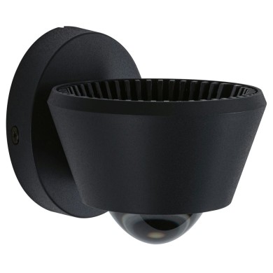 Applique Salle de Bain Sabik 9 & 4W Noir Paulmann 79769