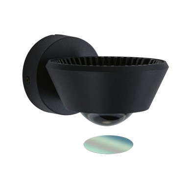 Applique Salle de Bain Sabik 9 & 4W Noir Paulmann 79769