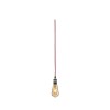 Suspension Neordic Eldar 20W MAX E27 Rouge, Nickel brossé Paulmann 79770