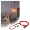 Suspension Neordic Eldar 20W MAX E27 Rouge, Nickel brossé Paulmann 79770