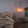 Suspension Neordic Eldar 20W MAX E27 Rouge, Nickel brossé Paulmann 79770