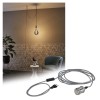 Suspension Neordic Eldar 20W MAX E27 Gris, Nickel Paulmann 79771