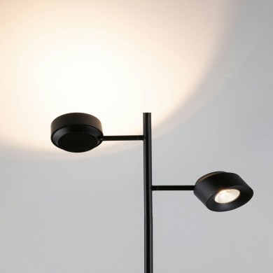 Lampadaire Puric Pane 2x3W Noir 2700K, intensité variable Paulmann 79775