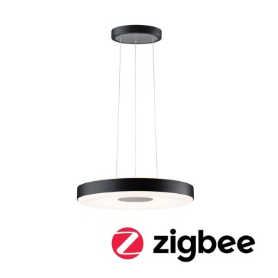 Suspension Puric Pane 11 & 7W Noir, Gris Paulmann 79779