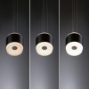 Suspension Puric Pane 11 & 7W Noir, Gris Paulmann 79779