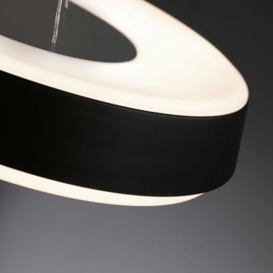 Suspension Puric Pane 11 & 7W Noir, Gris Paulmann 79779