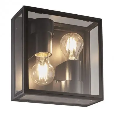 Plafonnier VERBIER Gris Foncé 2x20W Max MANTRA 7065
