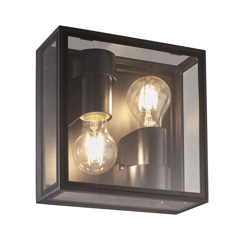 Plafonnier VERBIER Gris Foncé 2x20W Max MANTRA 7065