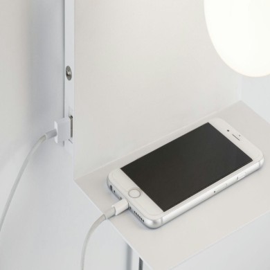 Applique Calvani 40W MAX E27 Blanc H35 Paulmann 79812