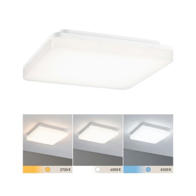 Plafonnier Salle de Bain Cela 15,5W Blanc dépoli Paulmann 79839