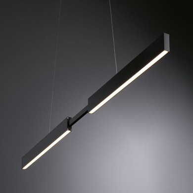 Suspension Aptare 2x18 & 18W Noir Paulmann 79888