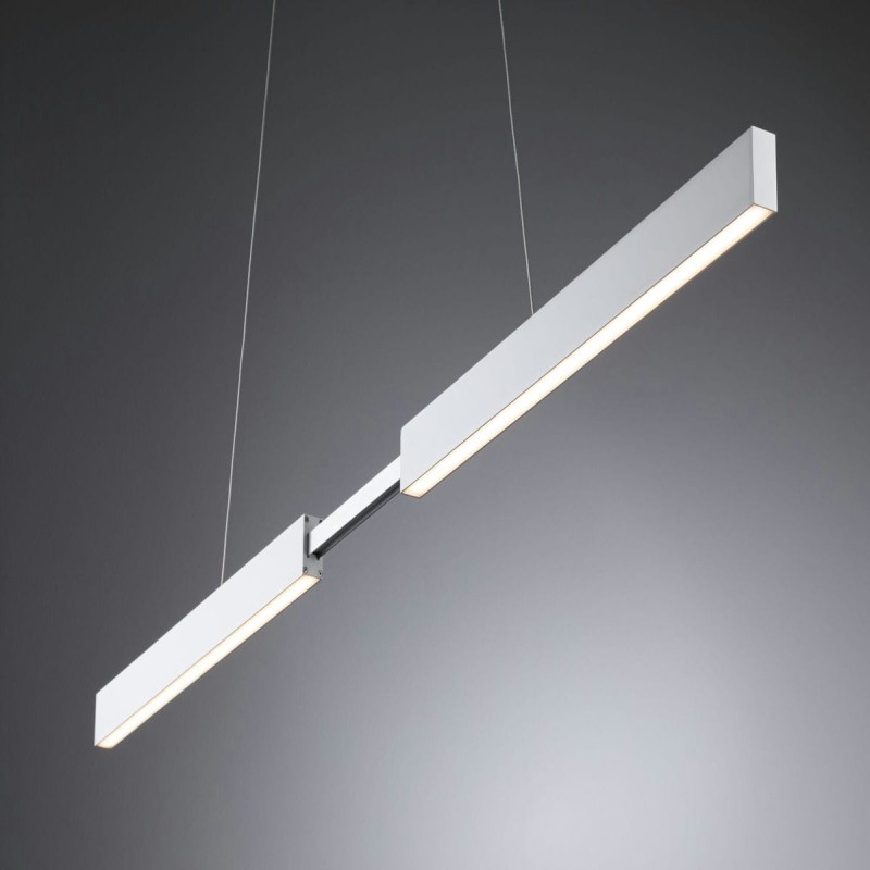 Suspension Aptare 2x18 & 18W Blanc dépoli PAU_79889 79889 Suspension Aptare 2x18 & 18W Blanc dépoli Paulmann 79889