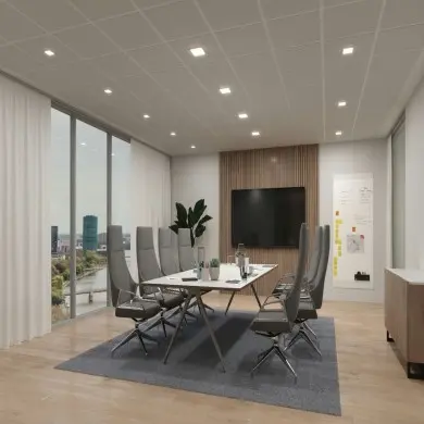 Plafonnier Salle de Bain Veluna Edge 8,5W Blanc Carré 4000K Paulmann 79936