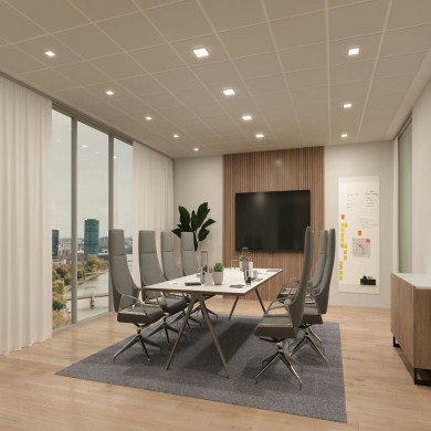 Plafonnier Salle de Bain Veluna Edge 8,5W Blanc Carré 3000K Paulmann 79942