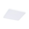 Plafonnier Salle de Bain Veluna Edge 12W Blanc Carré 3000K, intensité variable Paulmann 79948
