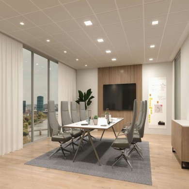 Plafonnier Salle de Bain Veluna Edge 12W Blanc Carré 3000K, intensité variable PAU_79948 79948 Plafonnier Salle de Bain Veluna Edge 12W Blanc Carré 3000K, intensité variable Paulmann 79948
