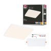 Plafonnier Salle de Bain Veluna Edge 12W Blanc Carré 3000K, intensité variable Paulmann 79948