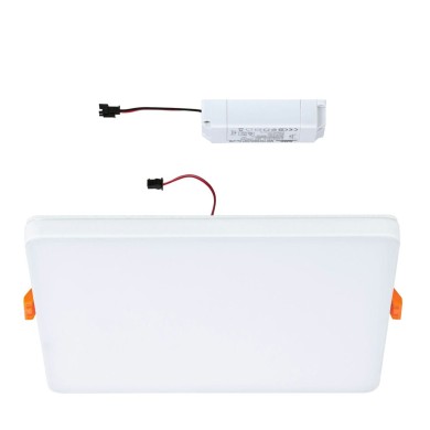 Plafonnier Salle de Bain Veluna Edge 17W Blanc Carré 3000K Paulmann 79949