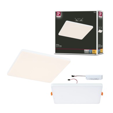 Plafonnier Salle de Bain Veluna Edge 17W Blanc Carré 3000K Paulmann 79949