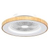 Ventilateur plafond sans pale apparente Tibet Effet Bois 65cm MANTRA 7126