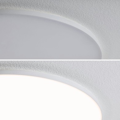 Plafonnier Salle de Bain Veluna Edge 6W Blanc Rond 4000K, intensité variable Paulmann 79950