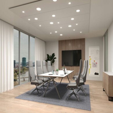 Plafonnier Salle de Bain Veluna Edge 6W Blanc Rond 4000K, intensité variable Paulmann 79950
