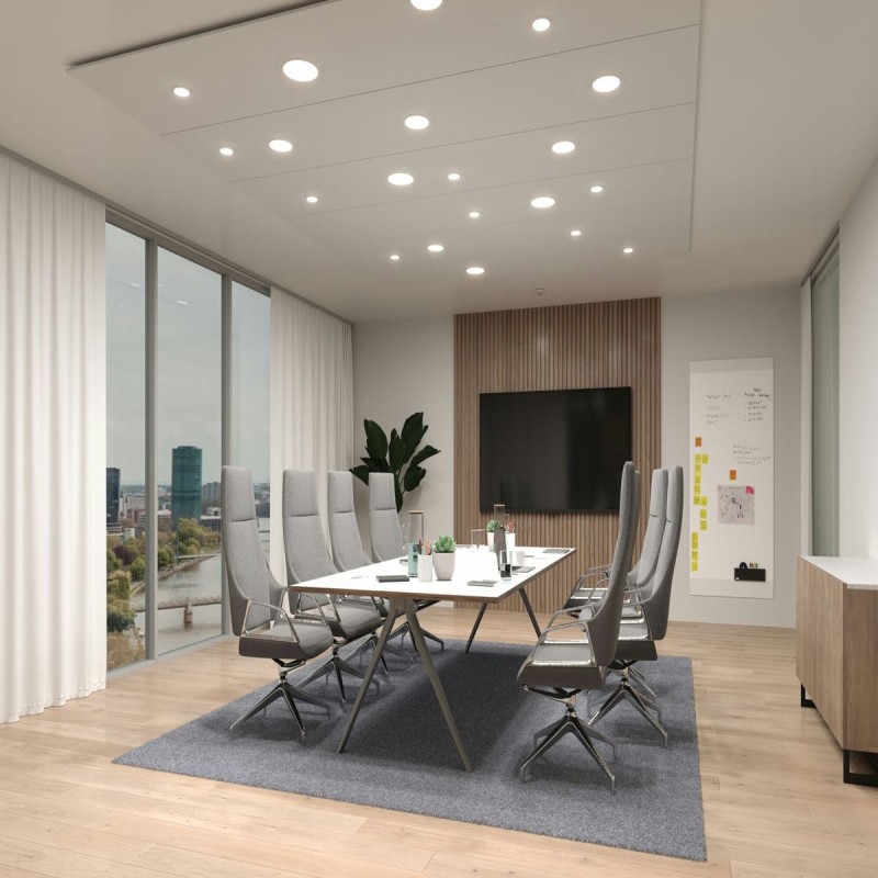 Plafonnier Salle de Bain Veluna Edge 6W Blanc Rond 4000K, intensité variable Paulmann 79950