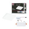 Plafonnier Salle de Bain Veluna Edge 6W Blanc Carré 4000K, intensité variable Paulmann 79953