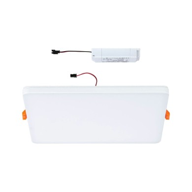 Plafonnier Salle de Bain Veluna Edge 17W Blanc Carré 4000K Paulmann 79955